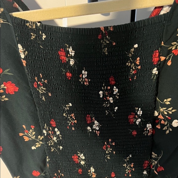 Old Navy Dark Floral Mini Dress - Picture 3 of 3